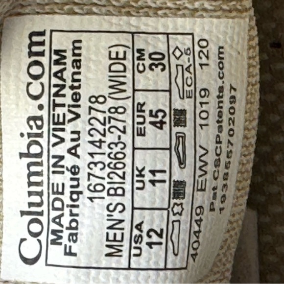 Tan Canvas Slip-On Boat Shoes Lightweight Fishing Coastal Sz 12 ᴄᴏʟᴜᴍʙɪᴀ PFG - Picture 11 of 11